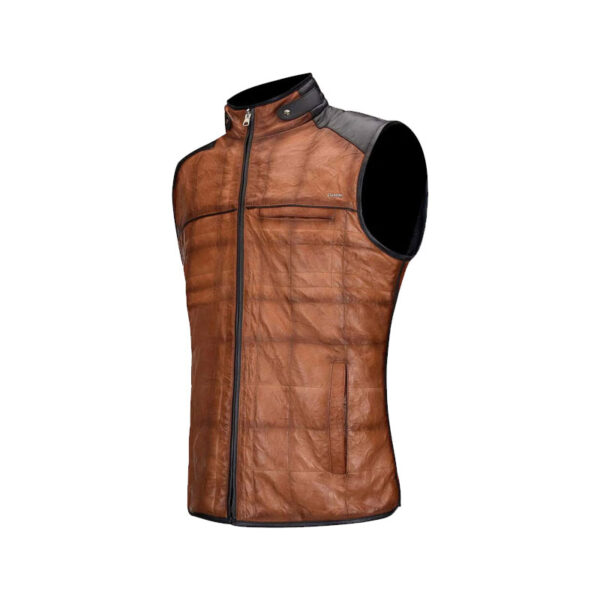 Leather vest